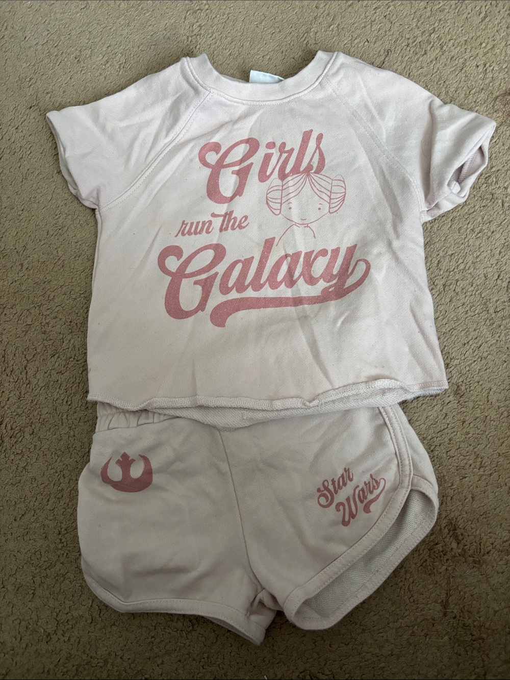 Star Wars Pink "Girls Run the Galaxy" Pajama Set